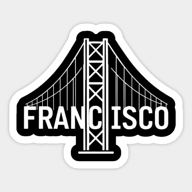 San Francisco Sticker by TshirtMA